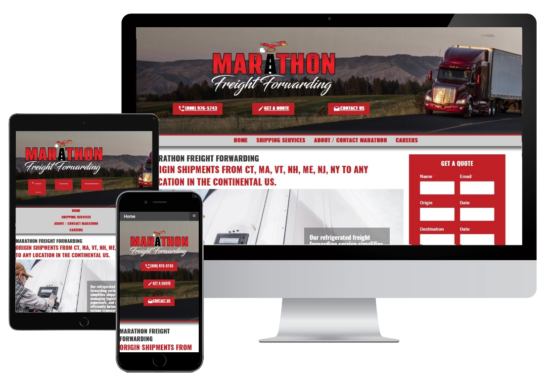 Marathon Freight Forwarding web site